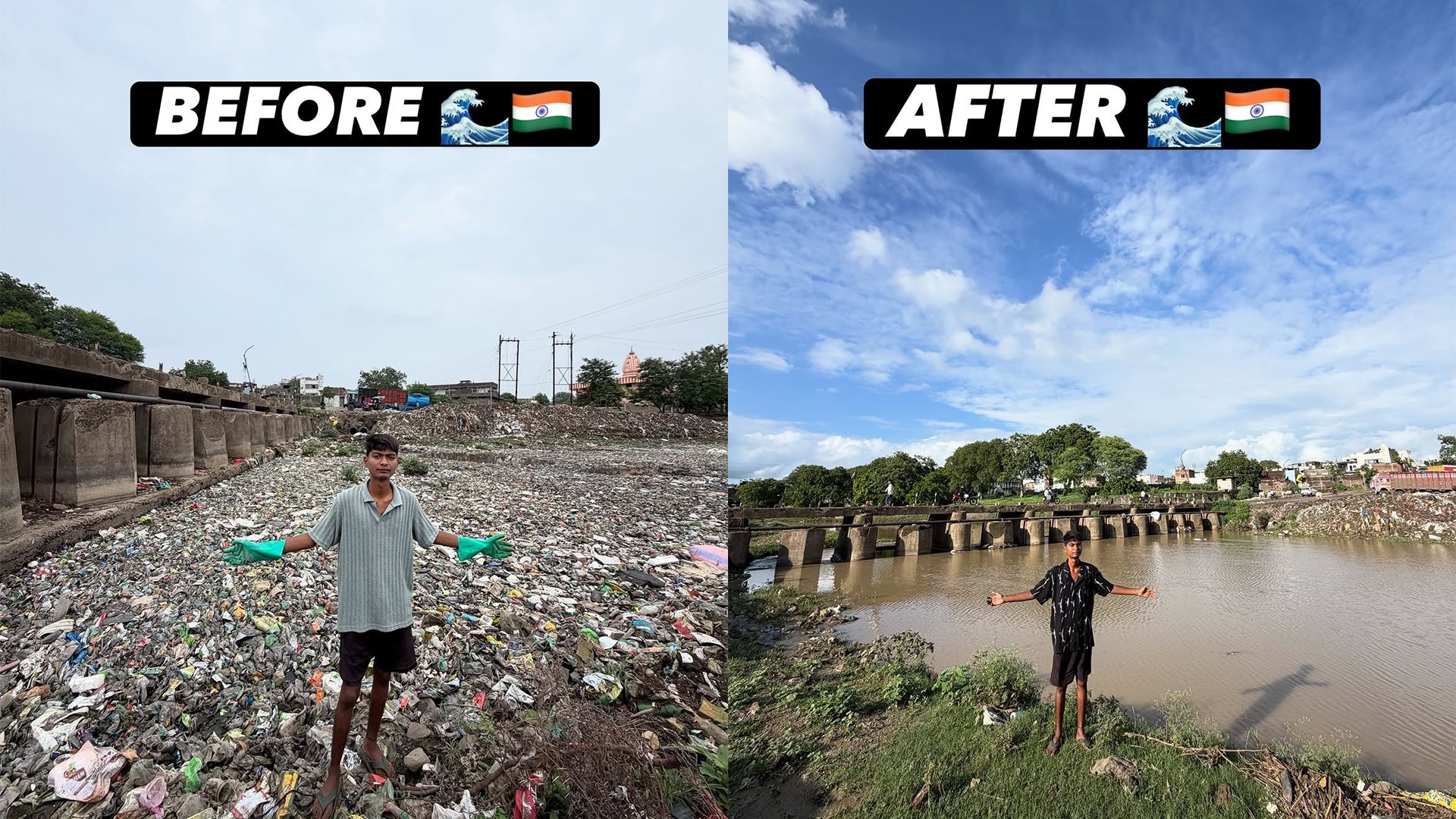 ‘People laughed at me': Indian youth cleans up a trash-filled river - French Caribbean News – Guadeloupe, Martinique & Regional Culture